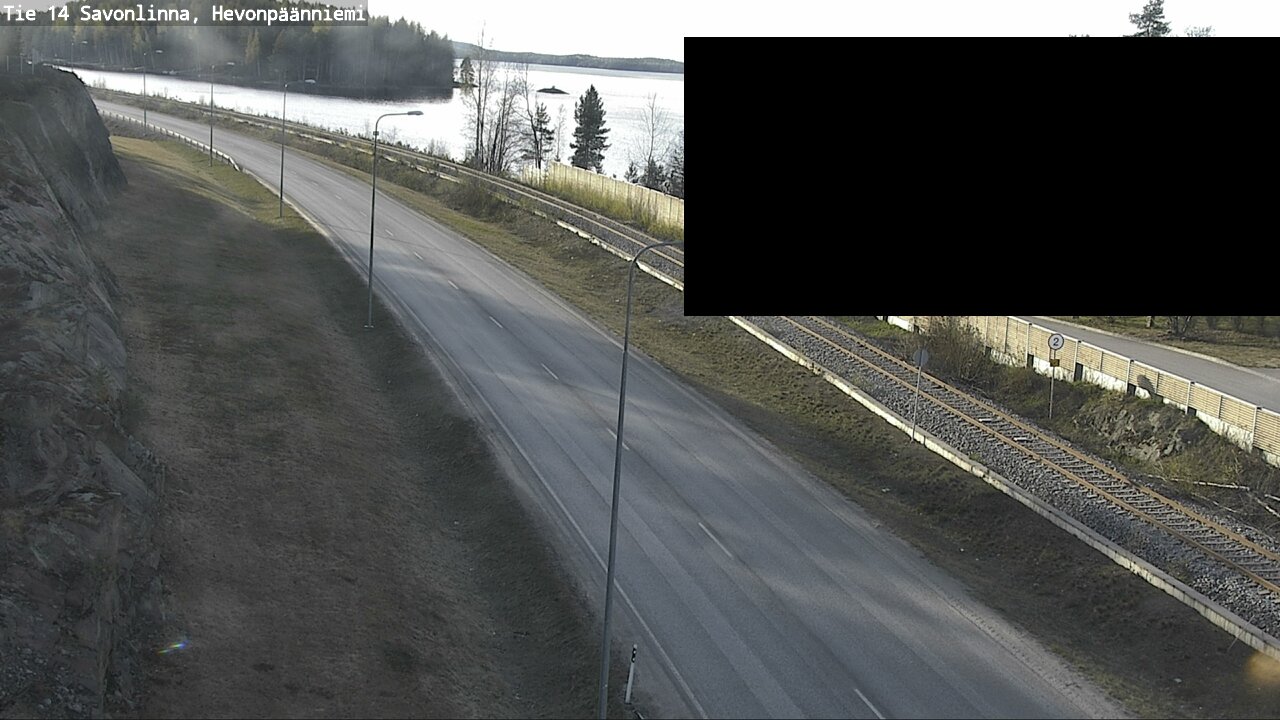 Weather Camera Image Väg 14 Nyslott, Hevonpäänniemi, Savonlinna, Etelä-Savo