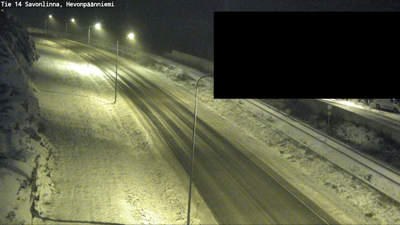 Weather Camera Image Road 14 Savonlinna, Hevonpäänniem, Savonlinna, Etelä-Savo