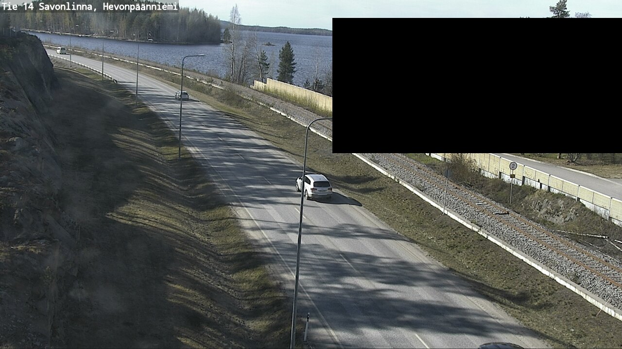 Weather Camera Image Väg 14 Nyslott, Hevonpäänniemi, Savonlinna, Etelä-Savo