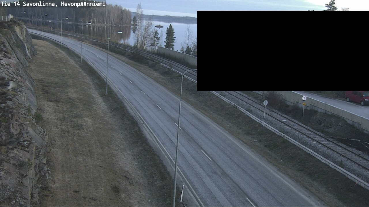 Weather Camera Image Väg 14 Nyslott, Hevonpäänniemi, Savonlinna, Etelä-Savo