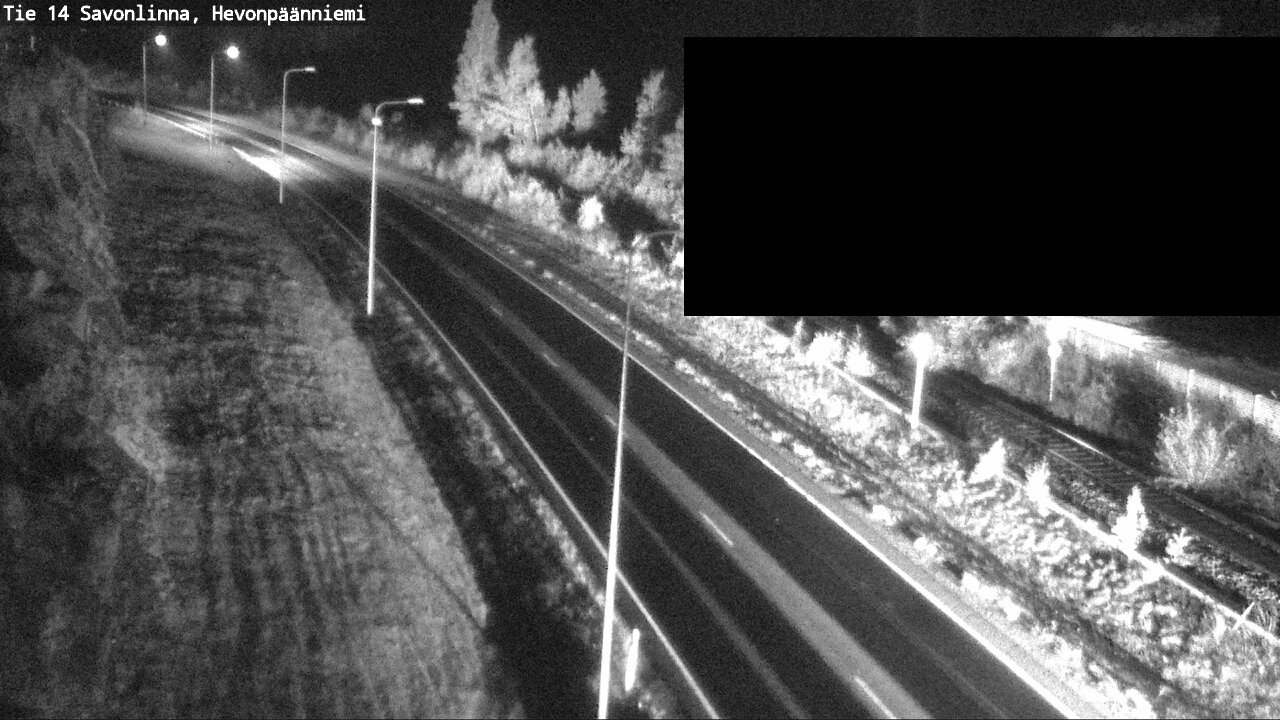 Weather Camera Image Road 14 Savonlinna, Hevonpäänniem, Savonlinna, Etelä-Savo