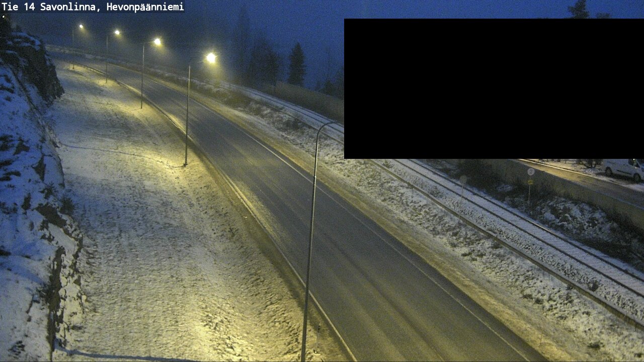 Weather Camera Image Road 14 Savonlinna, Hevonpäänniem, Savonlinna, Etelä-Savo