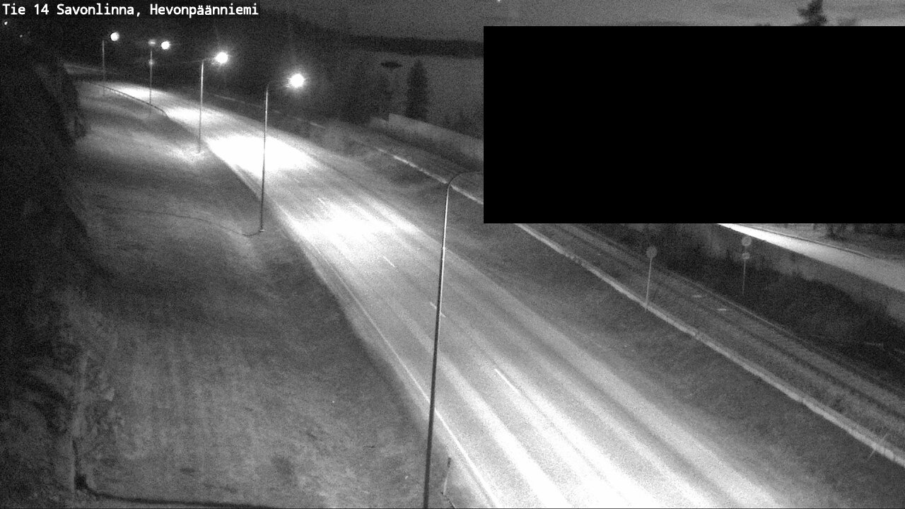 Weather Camera Image Road 14 Savonlinna, Hevonpäänniem, Savonlinna, Etelä-Savo