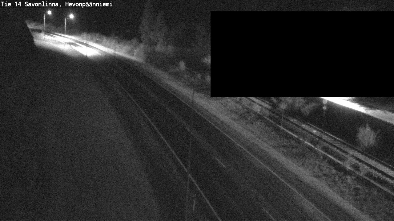 Weather Camera Image Road 14 Savonlinna, Hevonpäänniem, Savonlinna, Etelä-Savo
