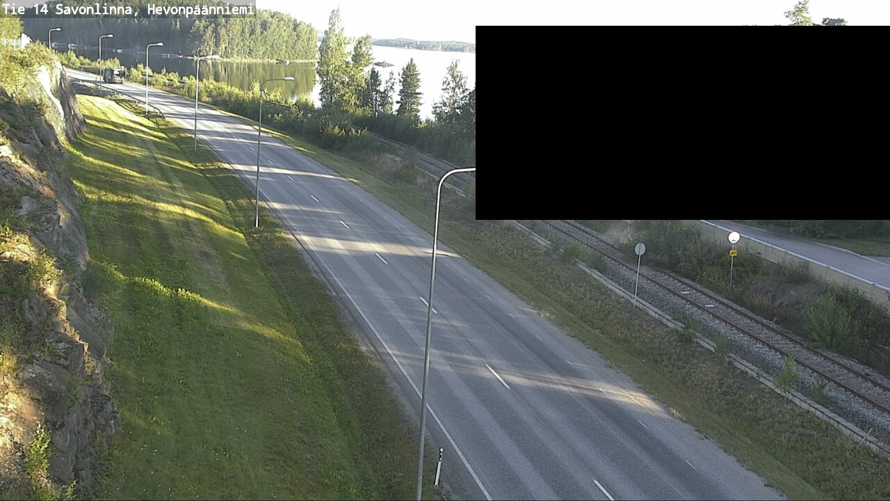 Weather Camera Image Road 14 Savonlinna, Hevonpäänniem, Savonlinna, Etelä-Savo