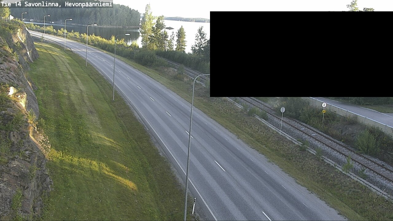 Weather Camera Image Road 14 Savonlinna, Hevonpäänniem, Savonlinna, Etelä-Savo