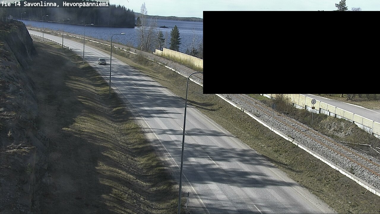 Weather Camera Image Väg 14 Nyslott, Hevonpäänniemi, Savonlinna, Etelä-Savo