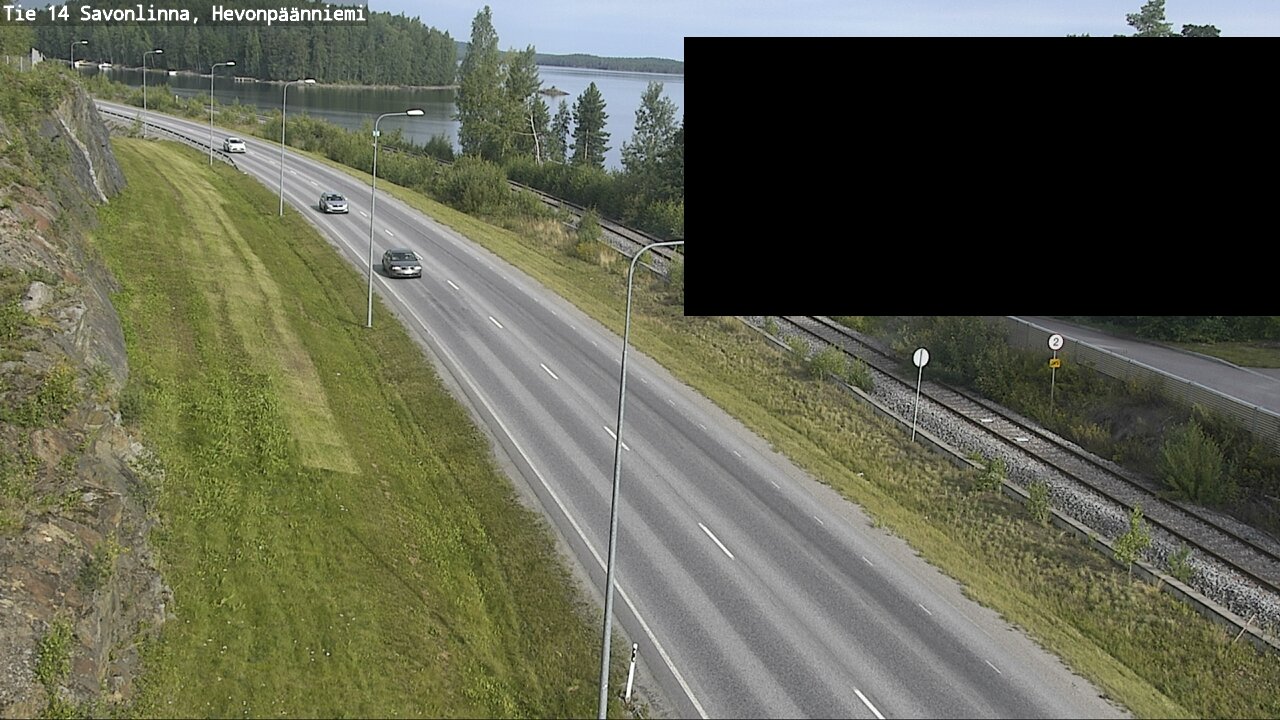 Weather Camera Image Road 14 Savonlinna, Hevonpäänniem, Savonlinna, Etelä-Savo