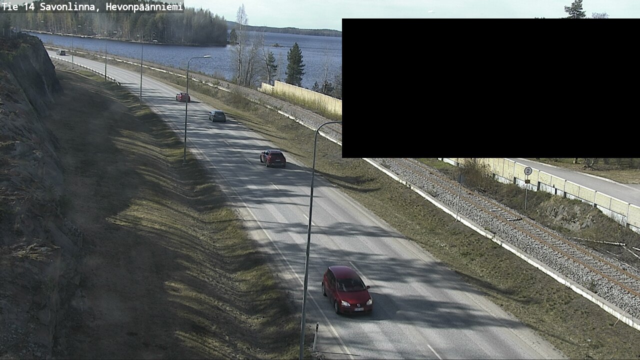 Weather Camera Image Väg 14 Nyslott, Hevonpäänniemi, Savonlinna, Etelä-Savo
