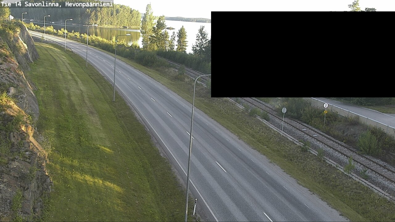 Weather Camera Image Road 14 Savonlinna, Hevonpäänniem, Savonlinna, Etelä-Savo
