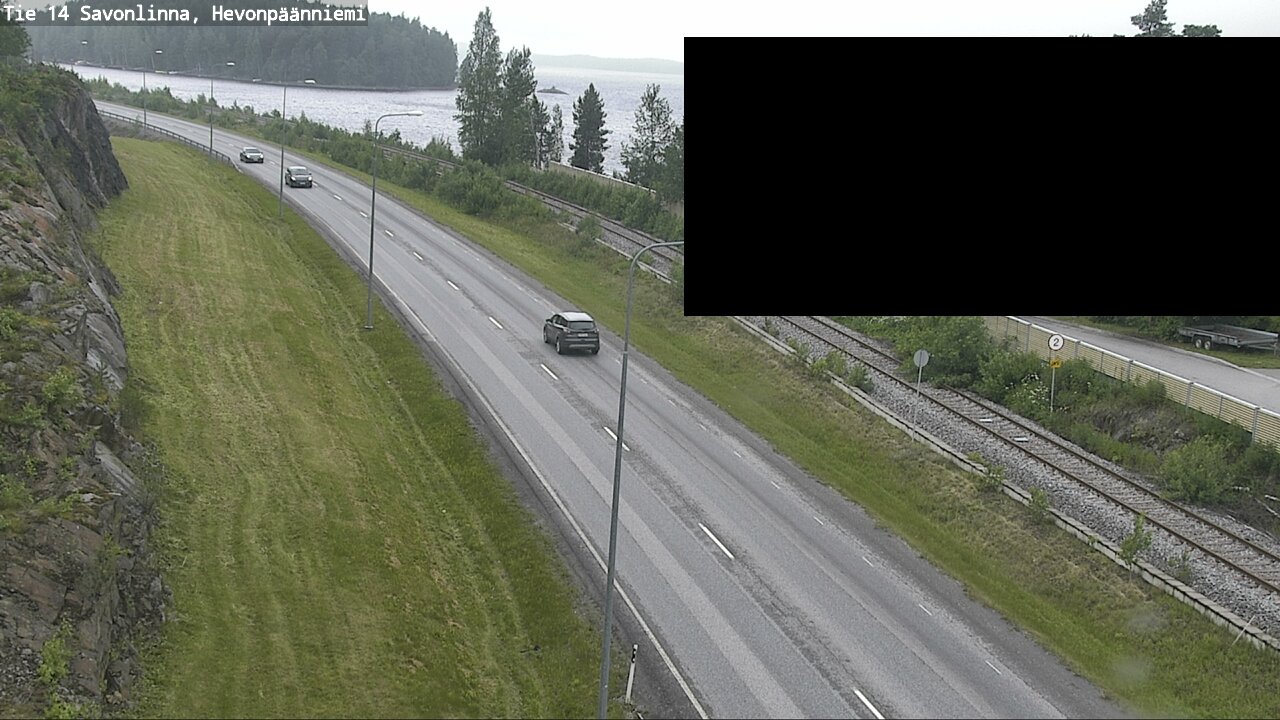 Weather Camera Image Road 14 Savonlinna, Hevonpäänniem, Savonlinna, Etelä-Savo