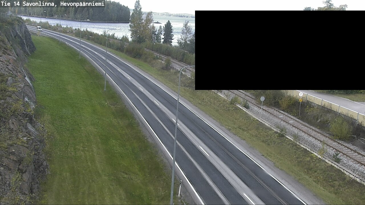 Weather Camera Image Road 14 Savonlinna, Hevonpäänniem, Savonlinna, Etelä-Savo