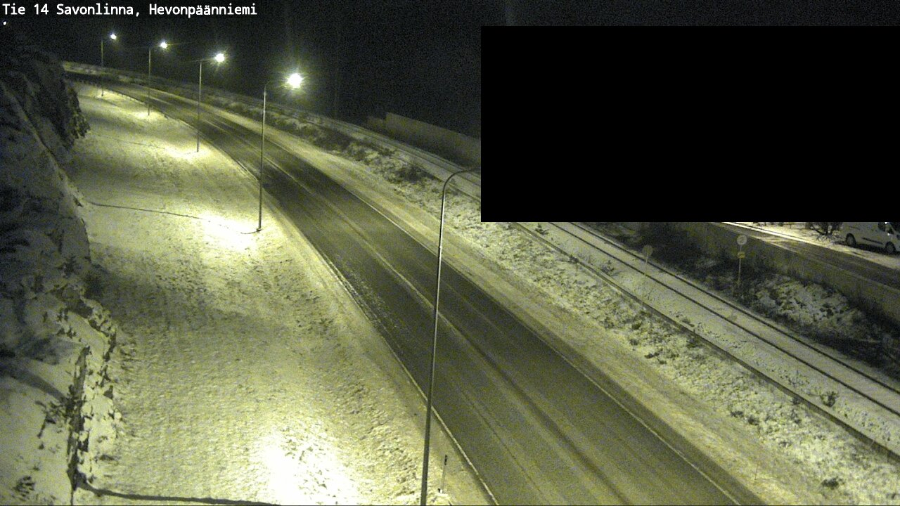 Weather Camera Image Road 14 Savonlinna, Hevonpäänniem, Savonlinna, Etelä-Savo