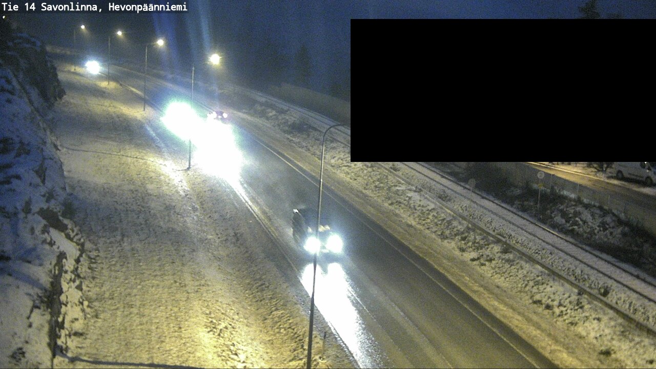 Weather Camera Image Road 14 Savonlinna, Hevonpäänniem, Savonlinna, Etelä-Savo