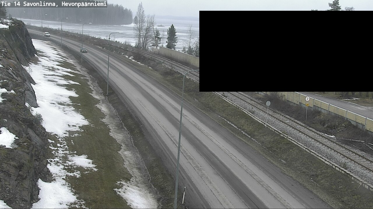 Weather Camera Image Road 14 Savonlinna, Hevonpäänniem, Savonlinna, Etelä-Savo