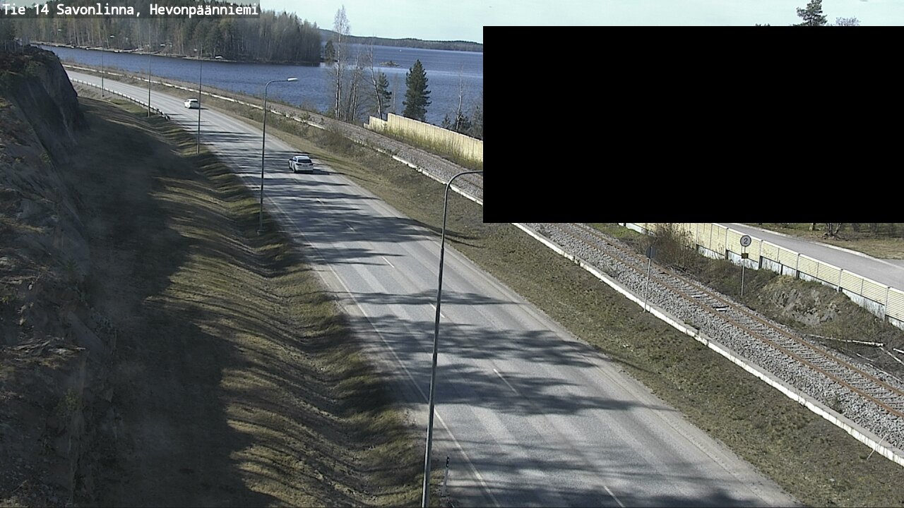 Weather Camera Image Väg 14 Nyslott, Hevonpäänniemi, Savonlinna, Etelä-Savo