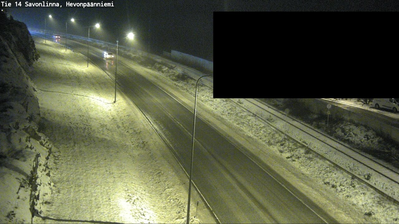 Weather Camera Image Road 14 Savonlinna, Hevonpäänniem, Savonlinna, Etelä-Savo