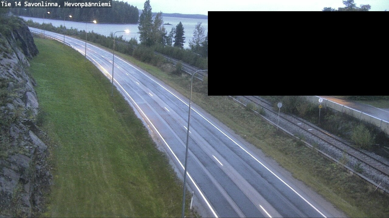 Weather Camera Image Road 14 Savonlinna, Hevonpäänniem, Savonlinna, Etelä-Savo