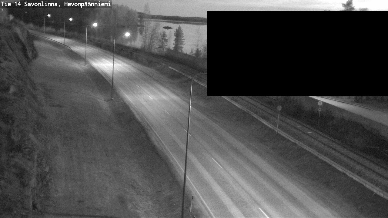 Weather Camera Image Road 14 Savonlinna, Hevonpäänniem, Savonlinna, Etelä-Savo