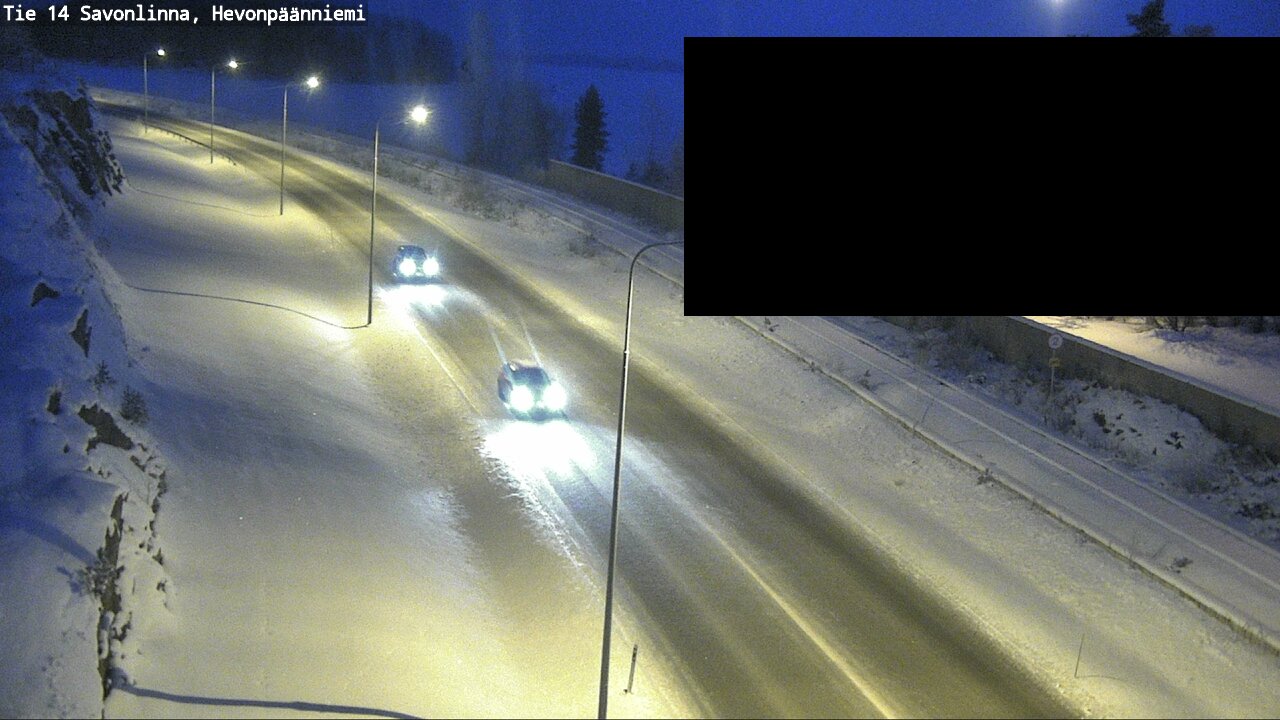 Kelikamerat Kuva Tie 14 Savonlinna, Hevonpäänniemi, Savonlinna, Etelä-Savo