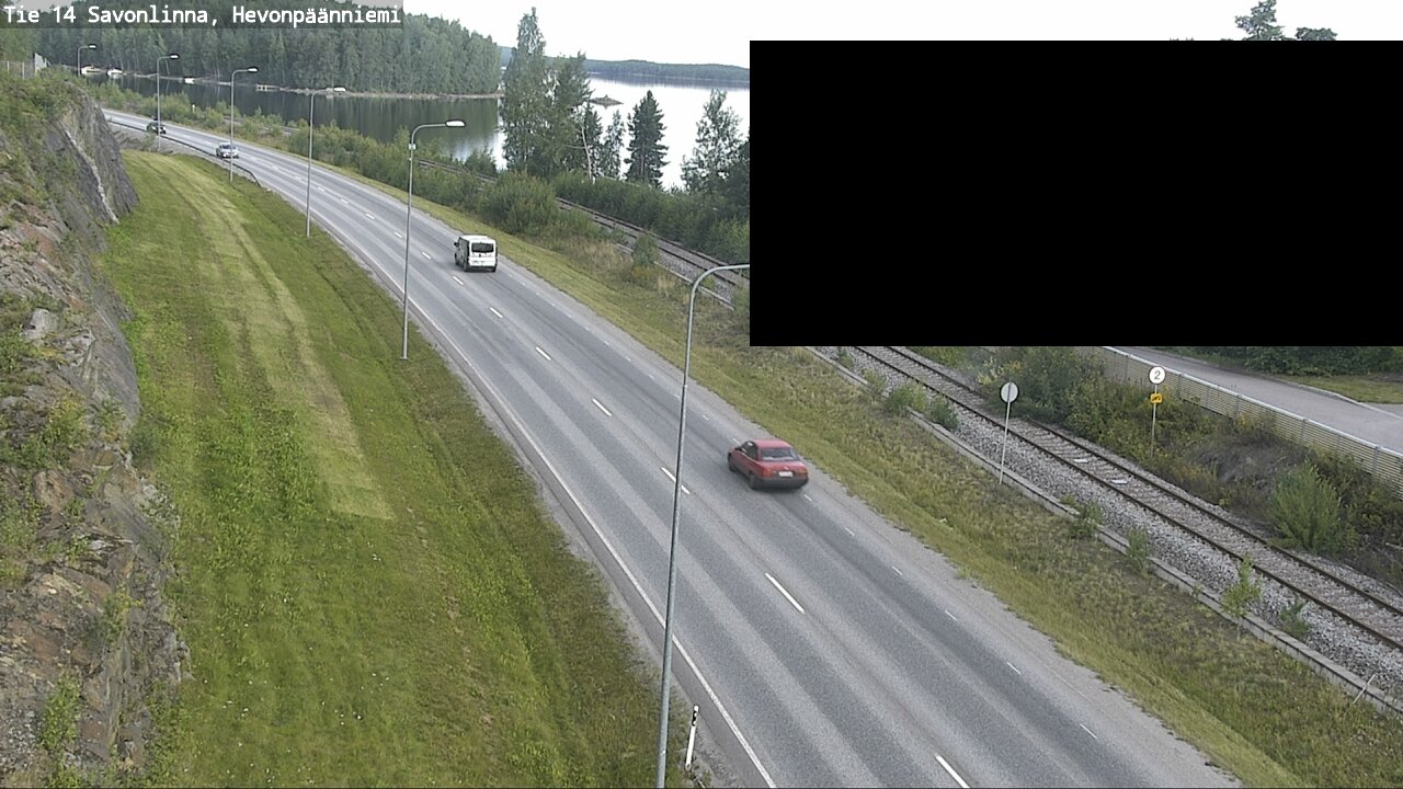 Weather Camera Image Road 14 Savonlinna, Hevonpäänniem, Savonlinna, Etelä-Savo