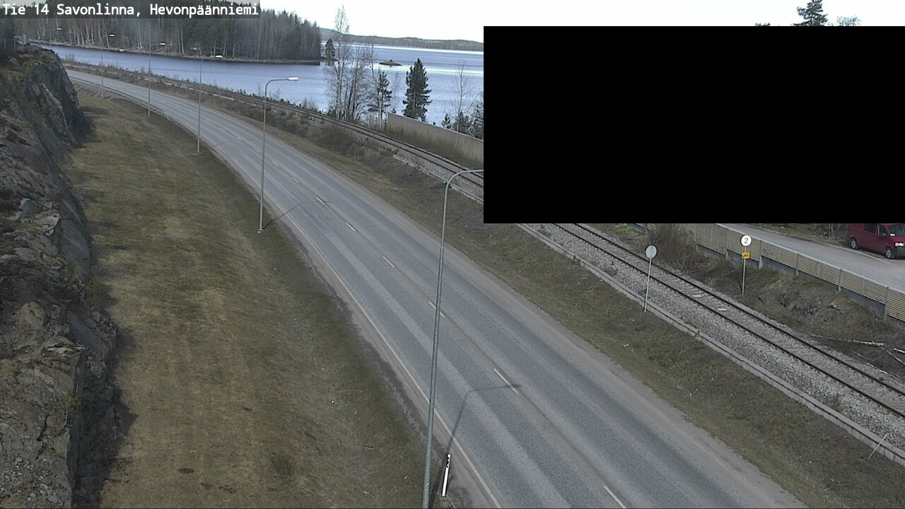Weather Camera Image Väg 14 Nyslott, Hevonpäänniemi, Savonlinna, Etelä-Savo