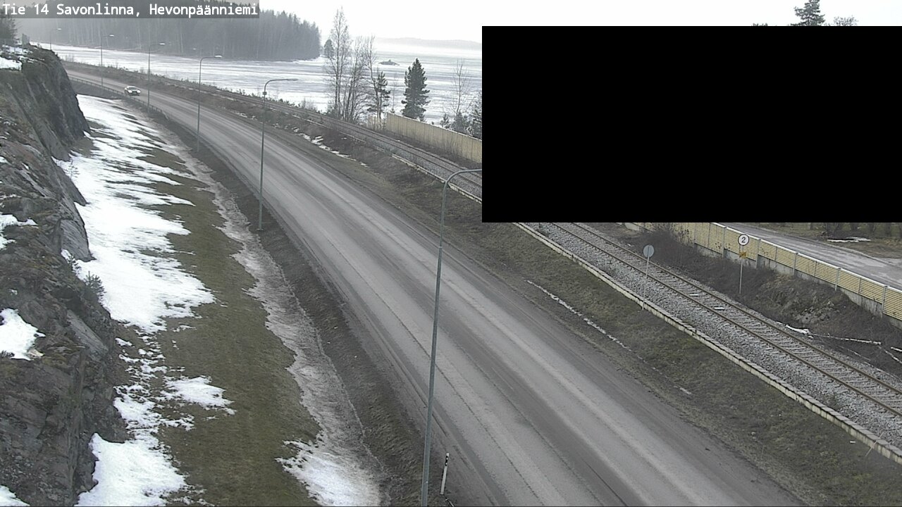 Weather Camera Image Väg 14 Nyslott, Hevonpäänniemi, Savonlinna, Etelä-Savo