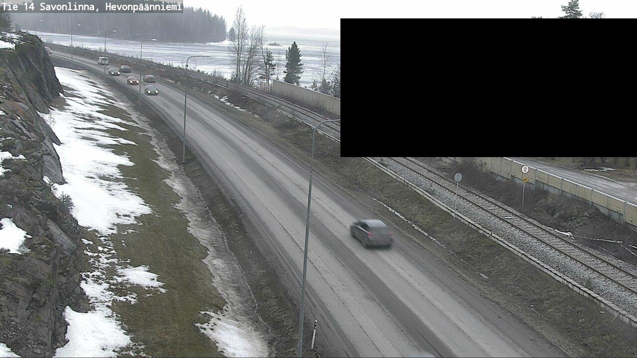 Weather Camera Image Väg 14 Nyslott, Hevonpäänniemi, Savonlinna, Etelä-Savo