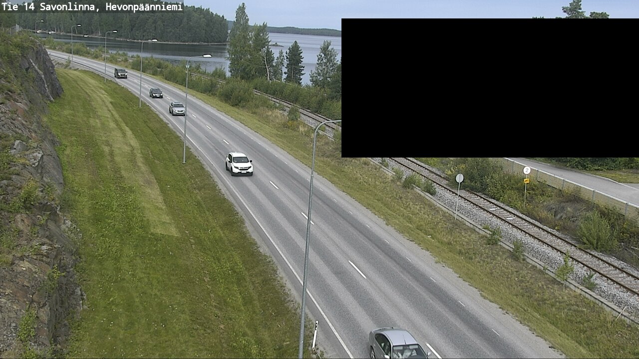 Weather Camera Image Road 14 Savonlinna, Hevonpäänniem, Savonlinna, Etelä-Savo