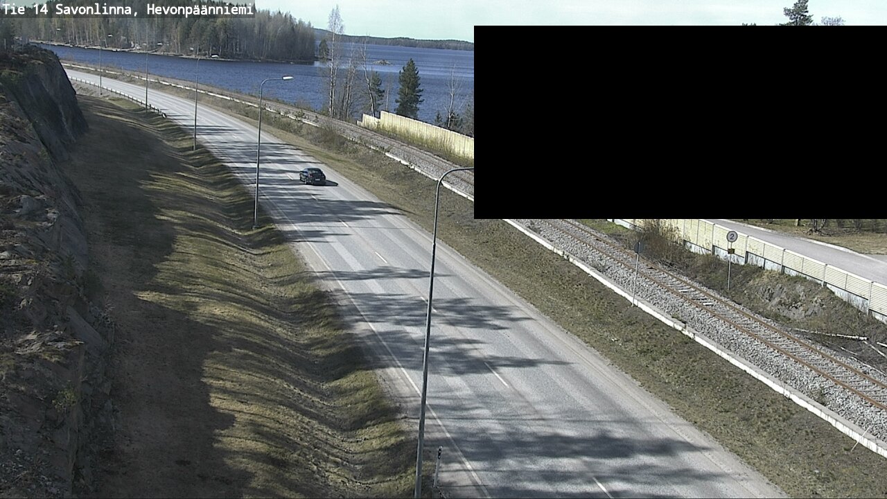 Weather Camera Image Väg 14 Nyslott, Hevonpäänniemi, Savonlinna, Etelä-Savo