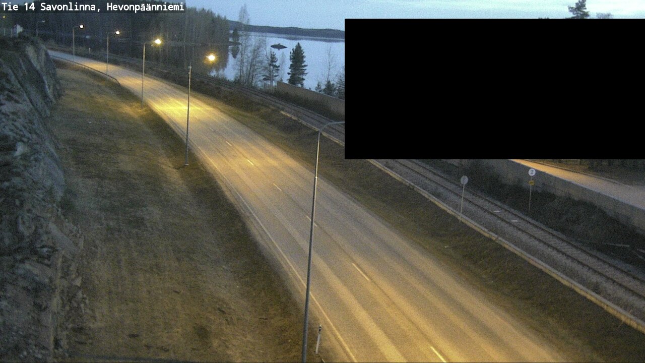 Weather Camera Image Road 14 Savonlinna, Hevonpäänniem, Savonlinna, Etelä-Savo