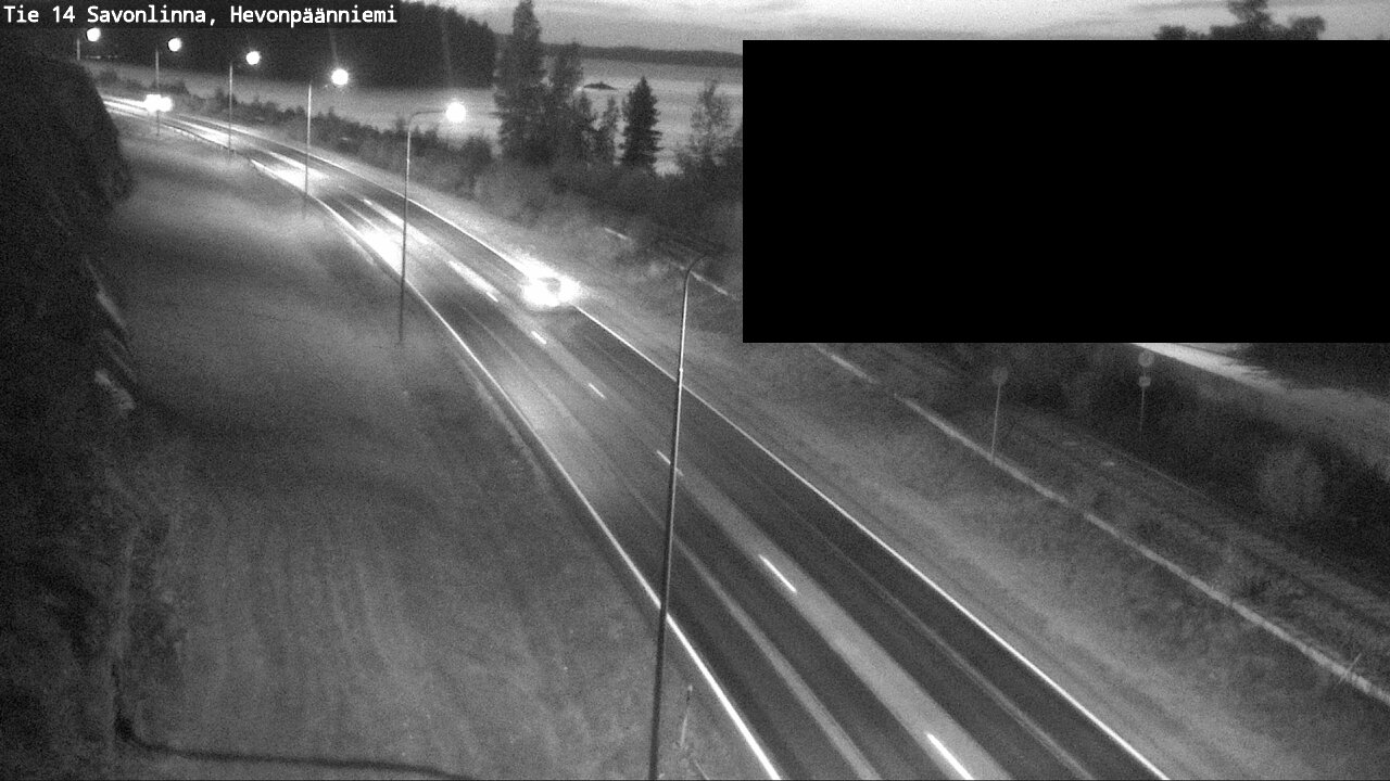 Weather Camera Image Road 14 Savonlinna, Hevonpäänniem, Savonlinna, Etelä-Savo