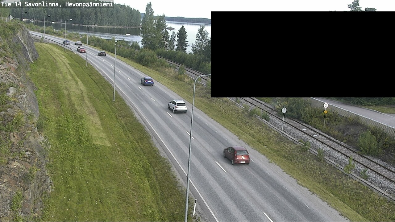 Weather Camera Image Road 14 Savonlinna, Hevonpäänniem, Savonlinna, Etelä-Savo