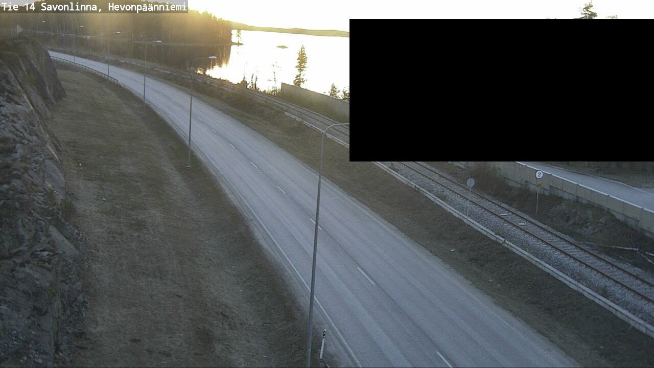 Weather Camera Image Väg 14 Nyslott, Hevonpäänniemi, Savonlinna, Etelä-Savo