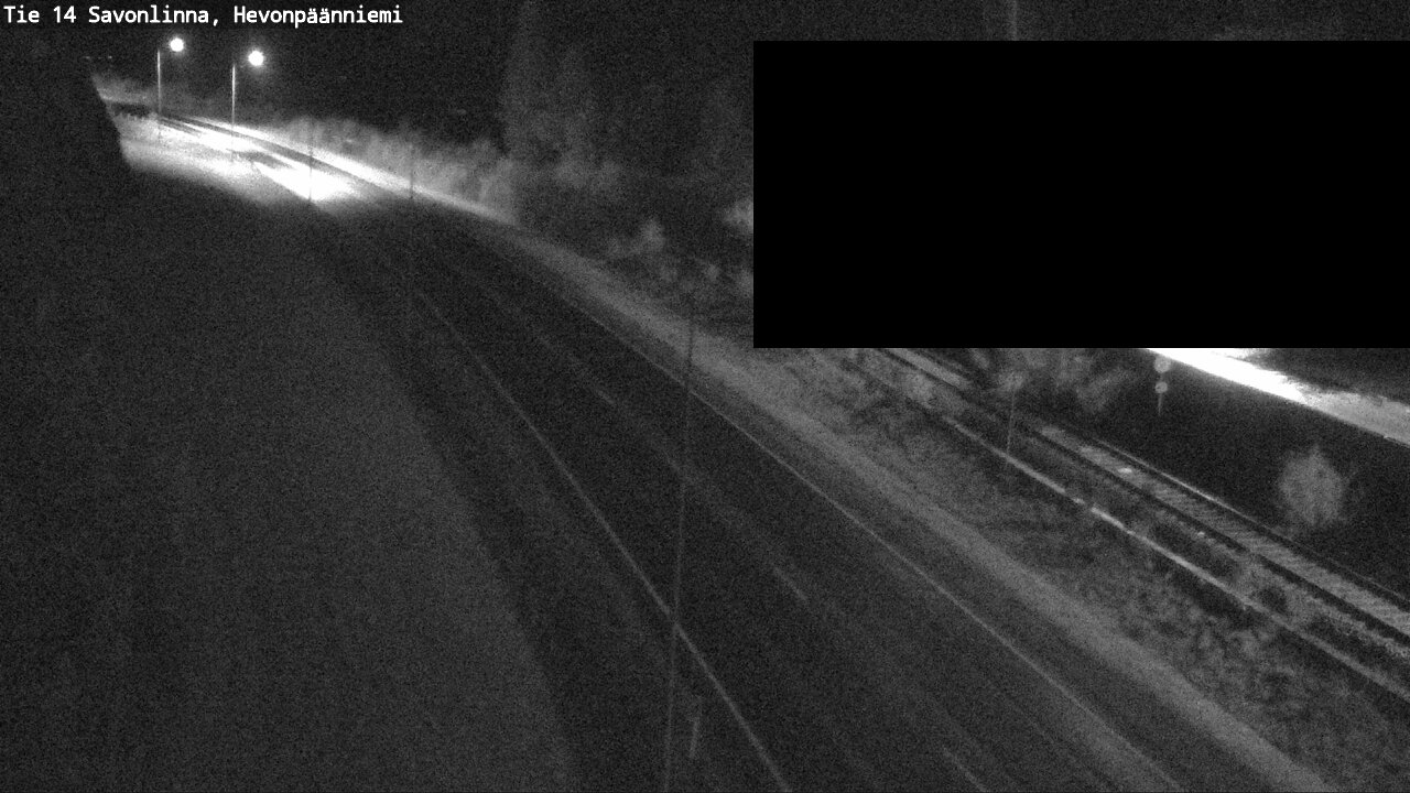 Weather Camera Image Road 14 Savonlinna, Hevonpäänniem, Savonlinna, Etelä-Savo