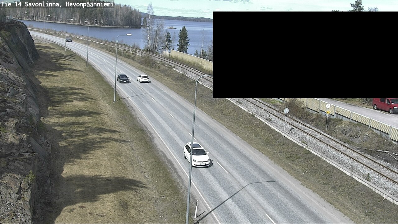 Weather Camera Image Väg 14 Nyslott, Hevonpäänniemi, Savonlinna, Etelä-Savo