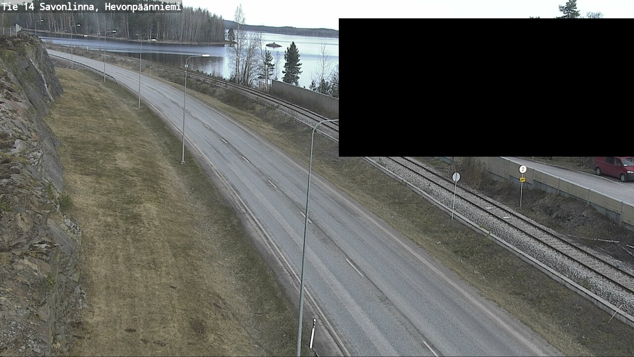 Weather Camera Image Väg 14 Nyslott, Hevonpäänniemi, Savonlinna, Etelä-Savo