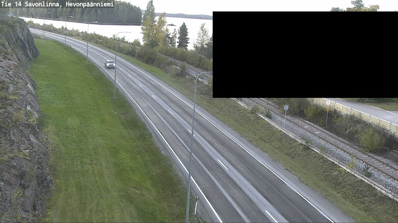 Weather Camera Image Road 14 Savonlinna, Hevonpäänniem, Savonlinna, Etelä-Savo