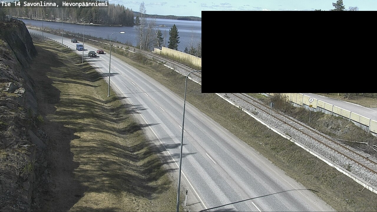 Weather Camera Image Väg 14 Nyslott, Hevonpäänniemi, Savonlinna, Etelä-Savo