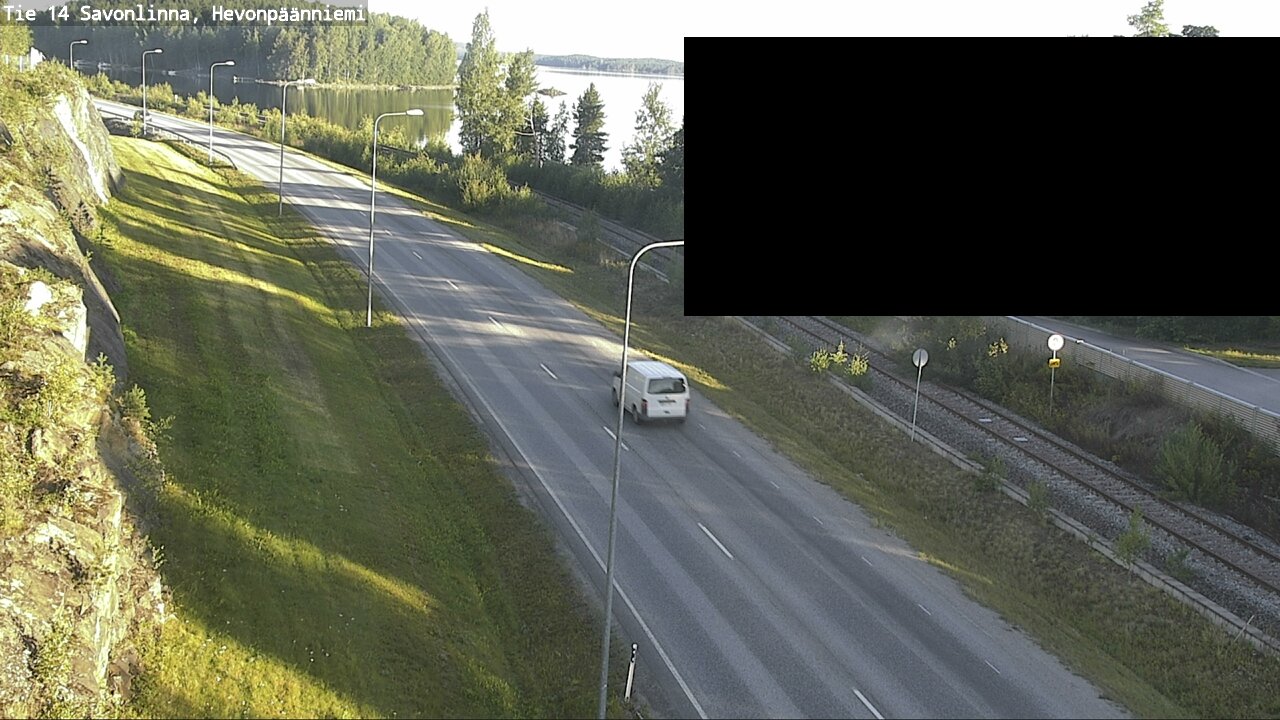 Weather Camera Image Road 14 Savonlinna, Hevonpäänniem, Savonlinna, Etelä-Savo