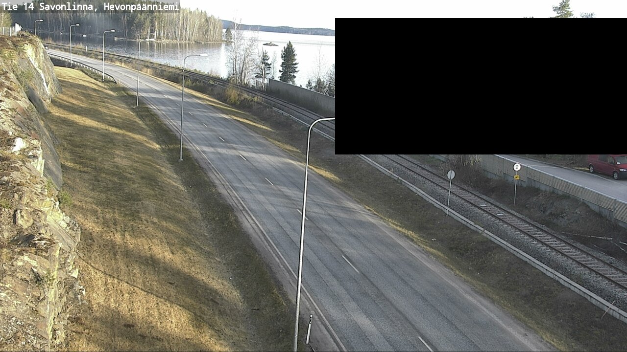 Weather Camera Image Väg 14 Nyslott, Hevonpäänniemi, Savonlinna, Etelä-Savo