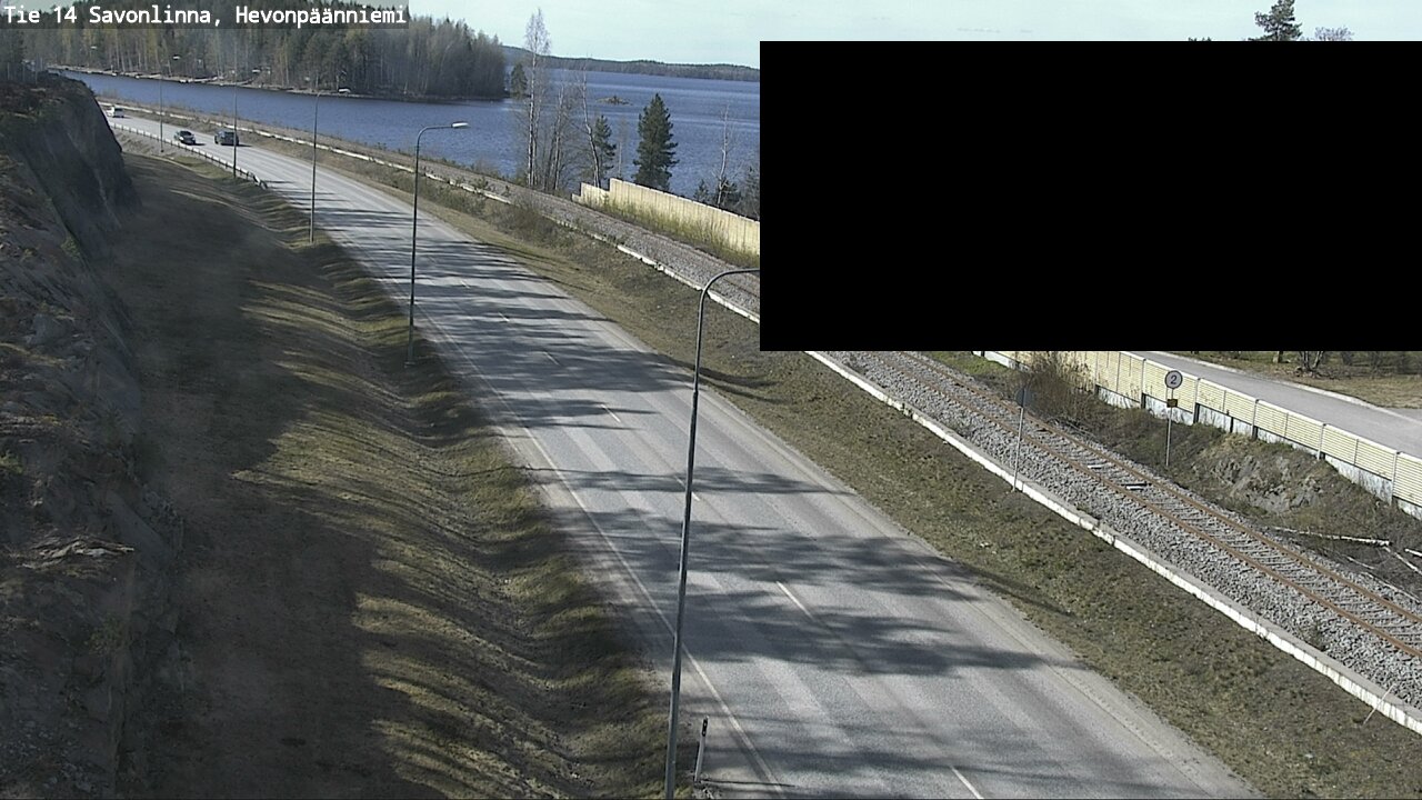 Weather Camera Image Väg 14 Nyslott, Hevonpäänniemi, Savonlinna, Etelä-Savo