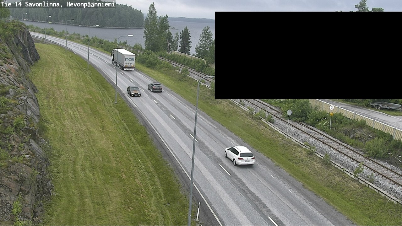 Weather Camera Image Road 14 Savonlinna, Hevonpäänniem, Savonlinna, Etelä-Savo