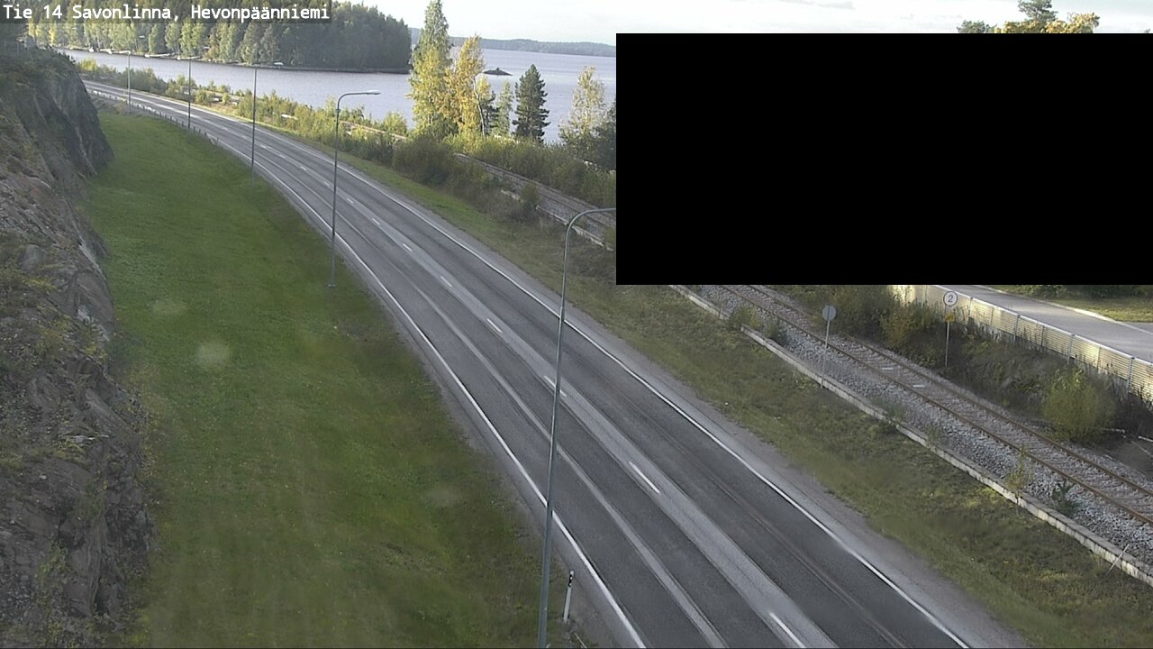 Weather Camera Image Road 14 Savonlinna, Hevonpäänniem, Savonlinna, Etelä-Savo
