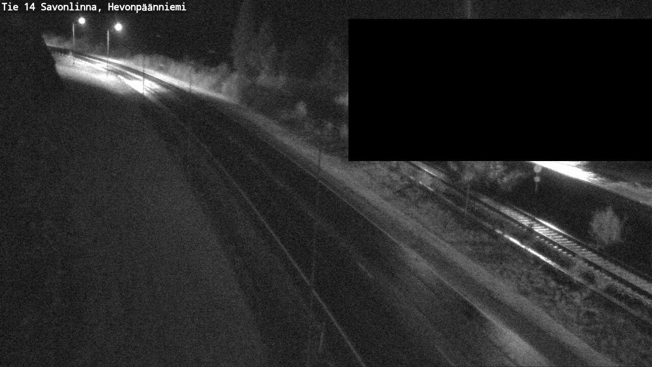 Weather Camera Image Road 14 Savonlinna, Hevonpäänniem, Savonlinna, Etelä-Savo