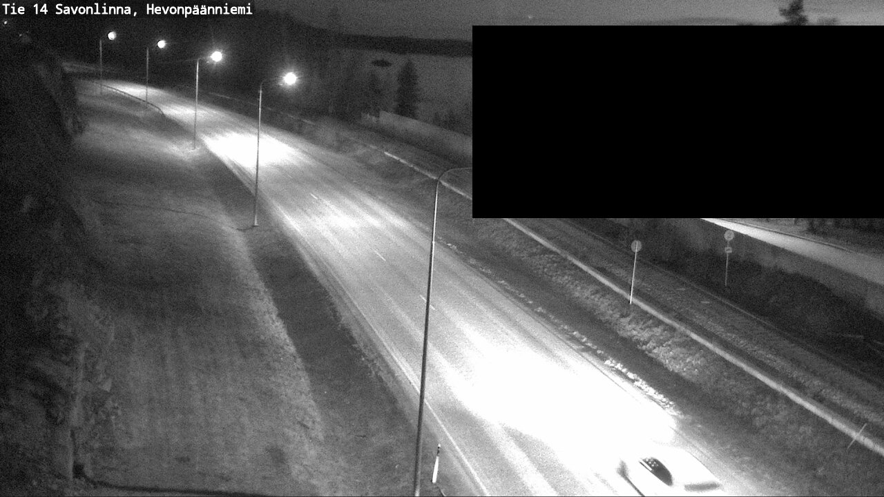 Weather Camera Image Road 14 Savonlinna, Hevonpäänniem, Savonlinna, Etelä-Savo