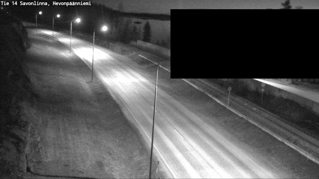 Weather Camera Image Väg 14 Nyslott, Hevonpäänniemi, Savonlinna, Etelä-Savo