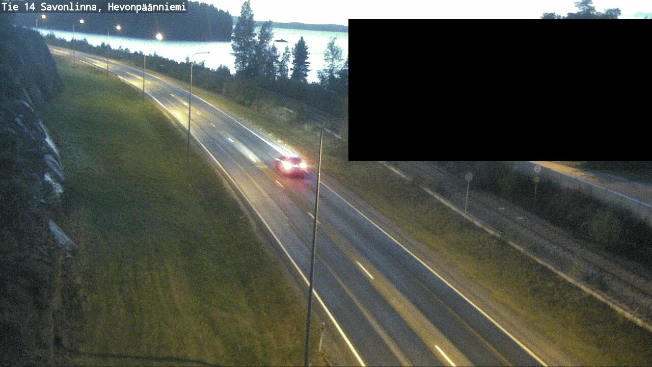 Weather Camera Image Road 14 Savonlinna, Hevonpäänniem, Savonlinna, Etelä-Savo