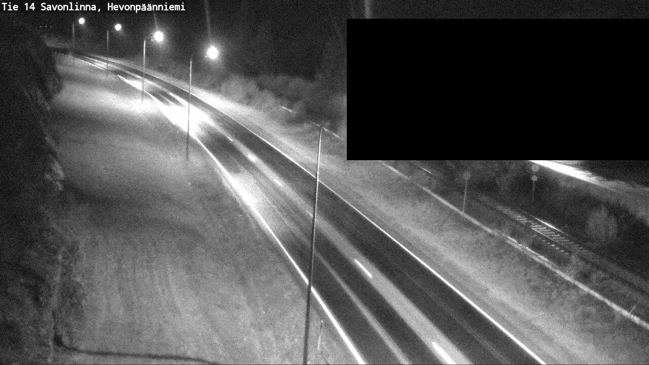 Weather Camera Image Road 14 Savonlinna, Hevonpäänniem, Savonlinna, Etelä-Savo