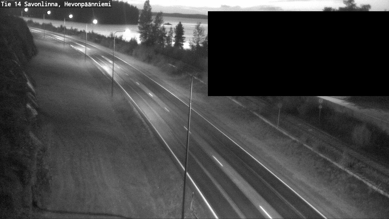Weather Camera Image Road 14 Savonlinna, Hevonpäänniem, Savonlinna, Etelä-Savo